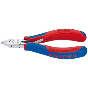 Knipex 77 32 120 H Electronics Diagonal Cutter Pointed Jaws 120mm Grip Handle